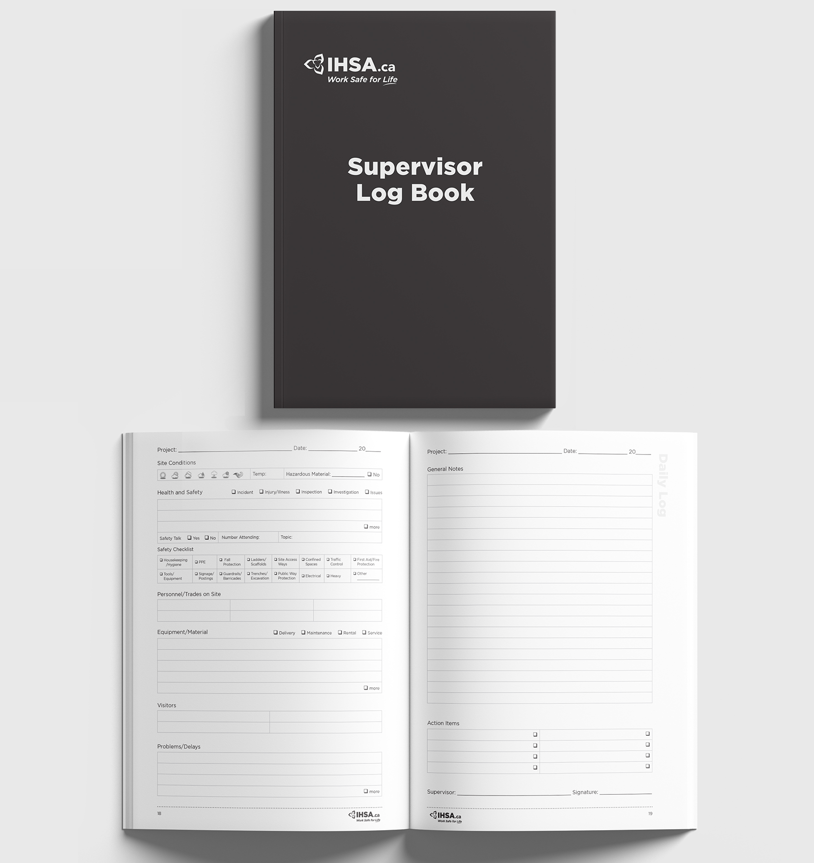 Supervisor log book