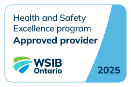 Health and Safety Excellence program approved provider logo.